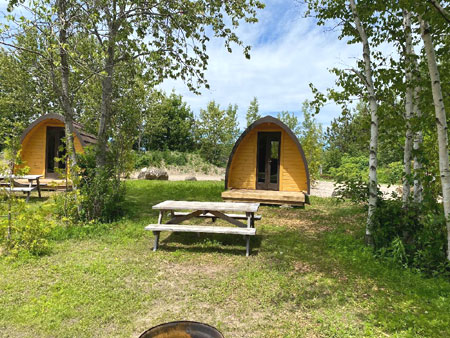 Tobermory village campground deals